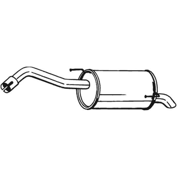 Bosal Exhaust 03-07 Nissan Murano-Pulsar Nx 2.0-3.5L Muffler, 145-127 145-127 - main